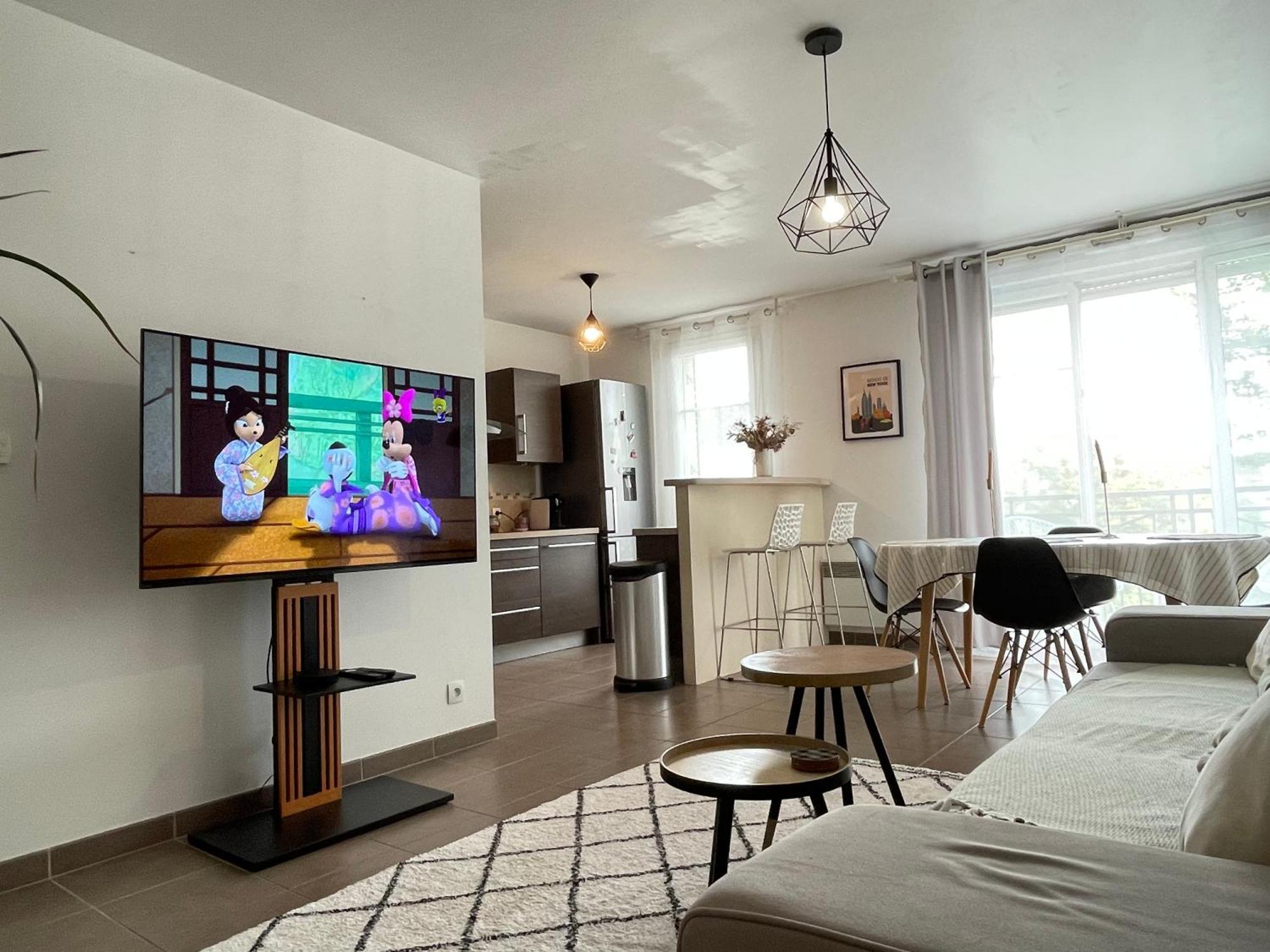 Duplex Moderne 8Per&3Ch&10 Min Disney&Parking Free Magny-le-Hongre Exterior foto